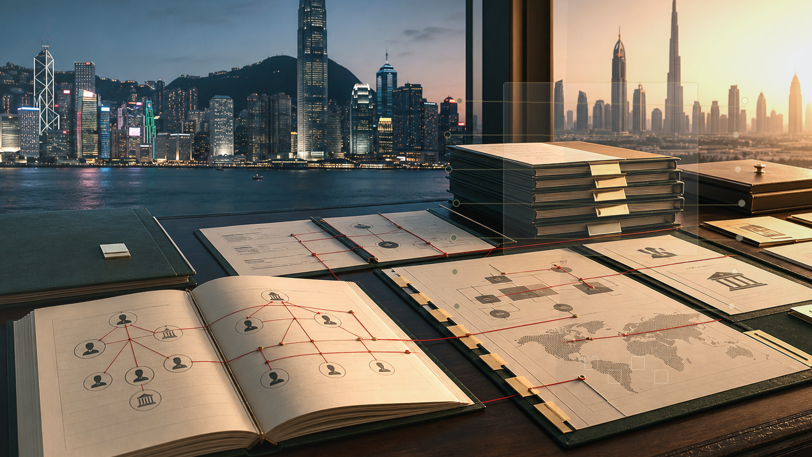 Hong Kong and Dubai trust-control review file in Russian